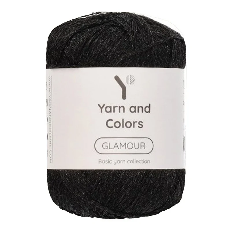 Yarn and Colors Glamour 100 Schwarz