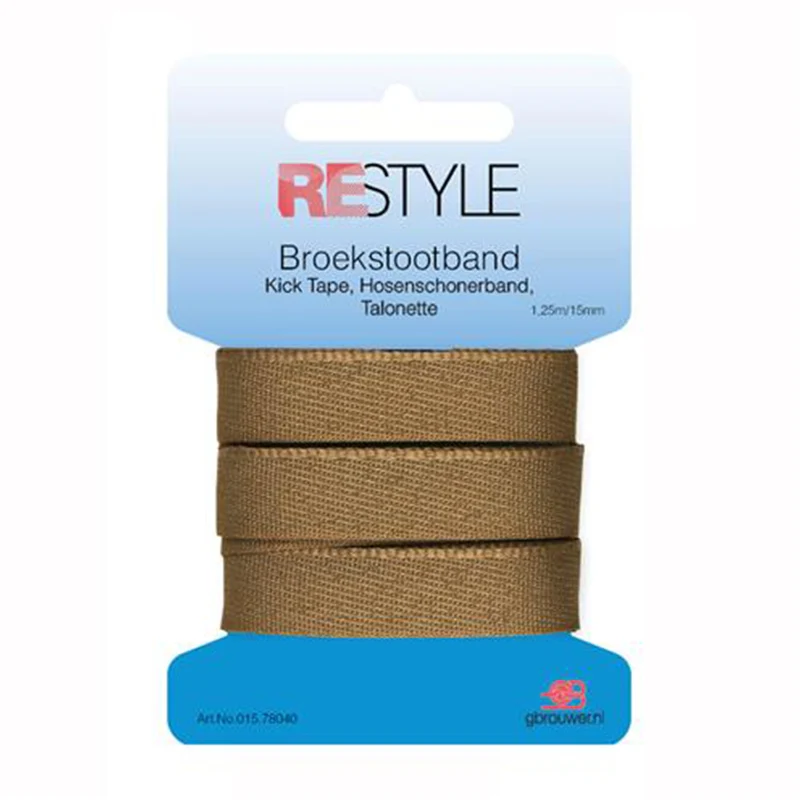 Restyle-Beinschutzband 15 mm x 1,25 Meter 886 Braun