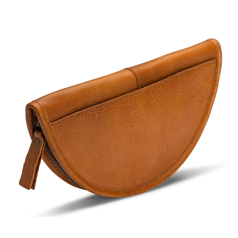 MUUD Dian – Whiskey: Handgefertigte Leder-Geldbörse, 24 x 12 cm