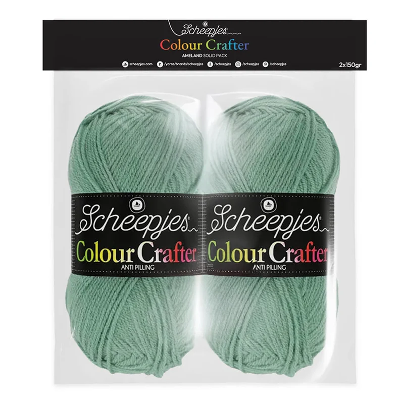 Scheepjes Colour Crafter Solid Pack 2 x 150 g Ameland
