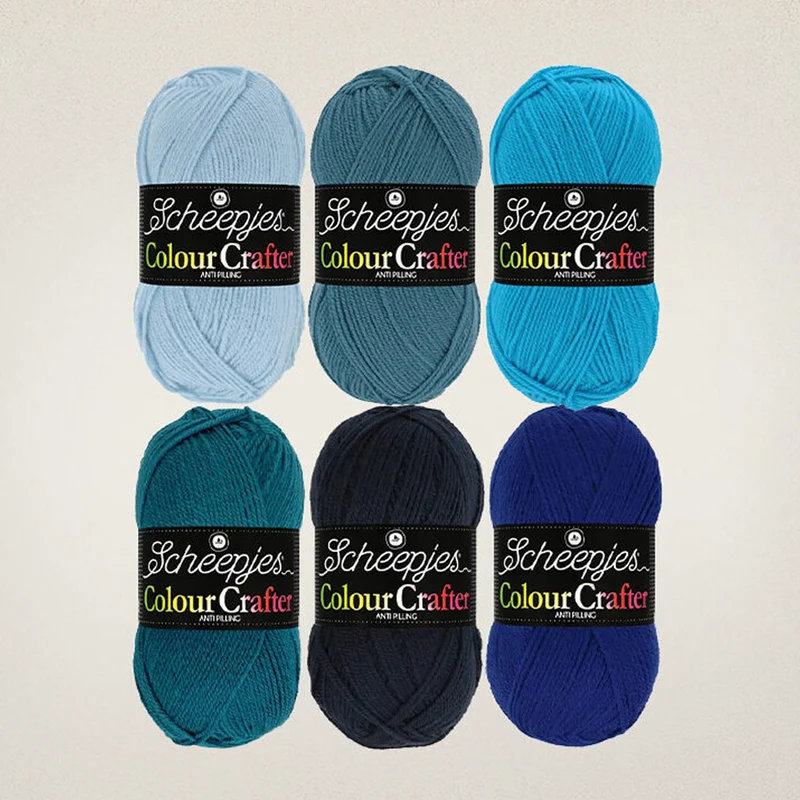Scheepjes Colour Crafter Colour Pack 6 x 50 g Wadden Sea