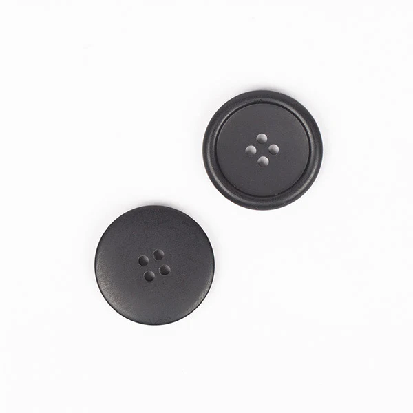DROPS-Knopf 23 mm, mattschwarz