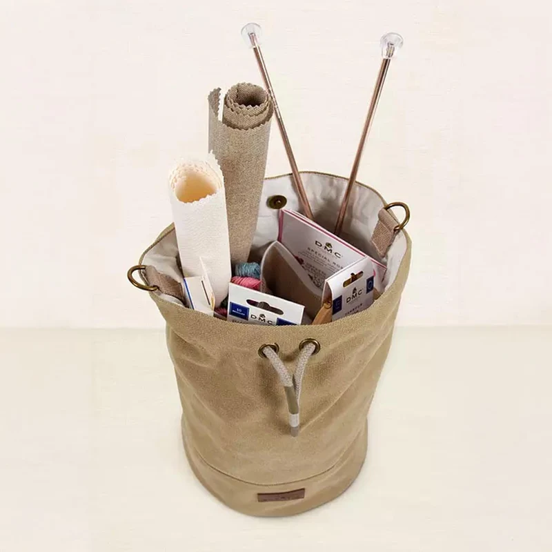 DMC Eco Vita Cross Bucket Umhängetasche 32 x 33 cm, beige