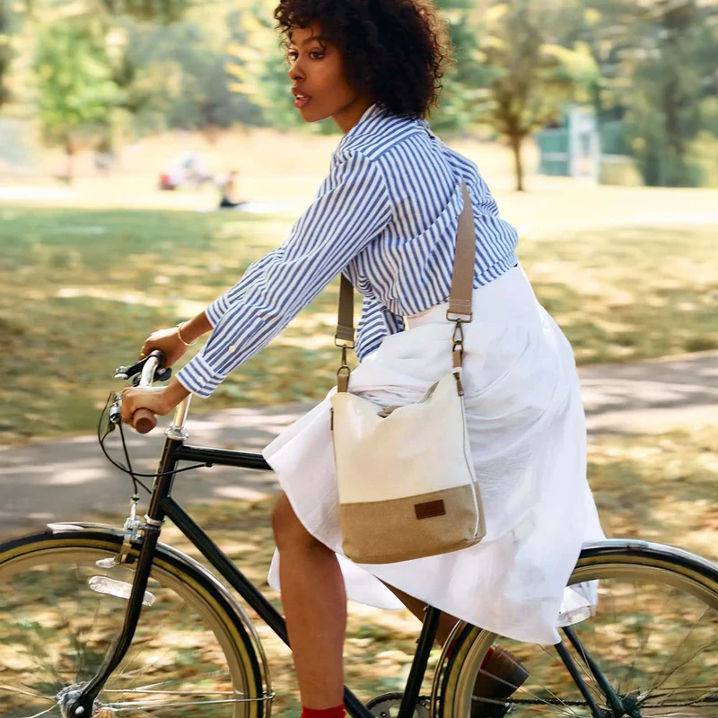 DMC Eco Vita Umhängetasche 32 x 29 cm, beige