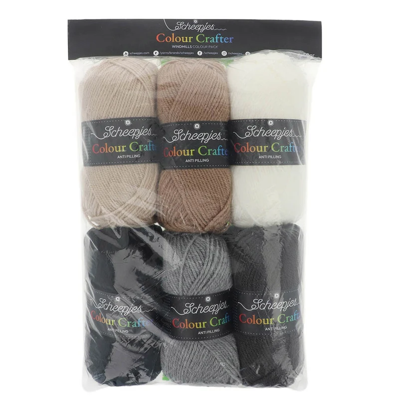Scheepjes Colour Crafter Colour Pack 6 x 50 g Windmills