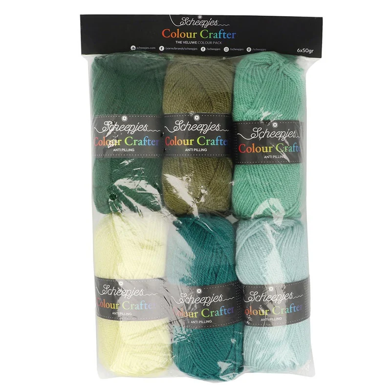 Scheepjes Colour Crafter Colour Pack 6 x 50 g „The Veluwe“