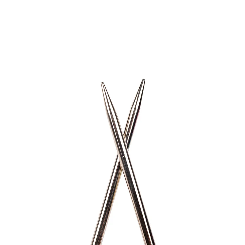 DROPS Pro Spark Rundstricknadeln aus Messing, 60 cm, 4,0 mm