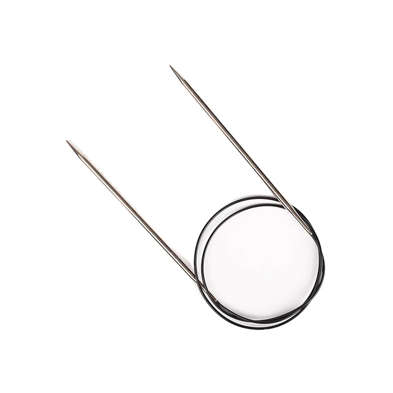 DROPS Pro Spark Rundstricknadeln aus Messing, 60 cm, 4,5 mm
