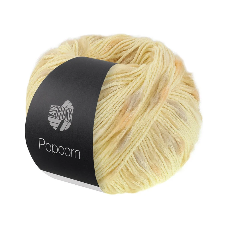 Lana Grossa Popcorn 001 Vanille/Beige/Gelb/Orange