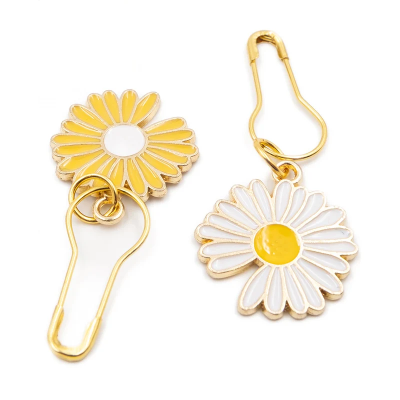 PPY Zierliche Blumen-Maschenmarkierer – 5er-Set, wiederverschließbar