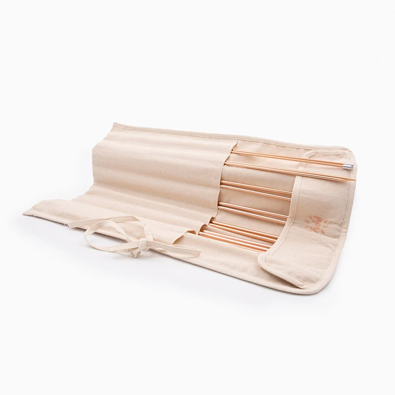 PPY-Set gerade Stricknadeln 40 cm, 3–7 mm – eloxiertes Aluminium, roségoldfarben