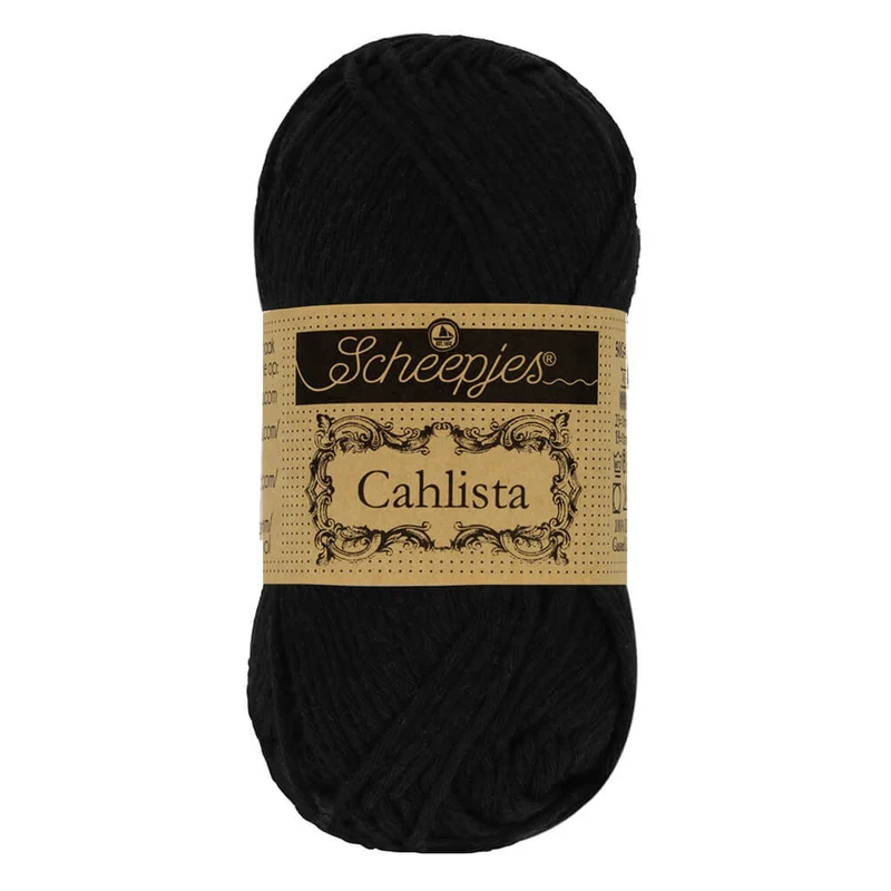 Scheepjes Cahlista 110 Jet Black