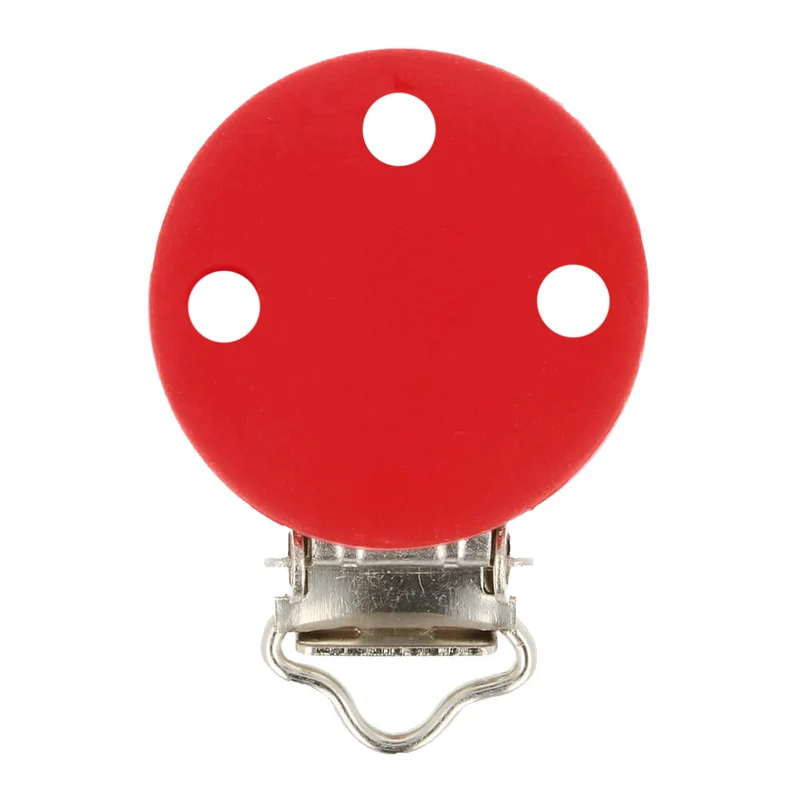 Opry Silikon-Schnullerhalter Rot 29,5 x 42,7 mm