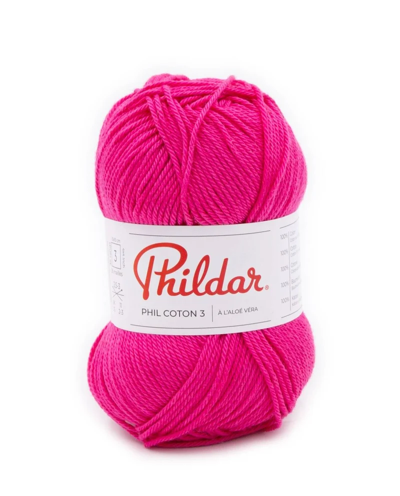 Phildar Phil Coton 3 2058 Fuchsia