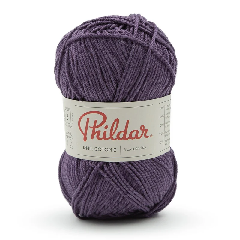 Phildar Phil Coton 3 2405 Blaue Beere