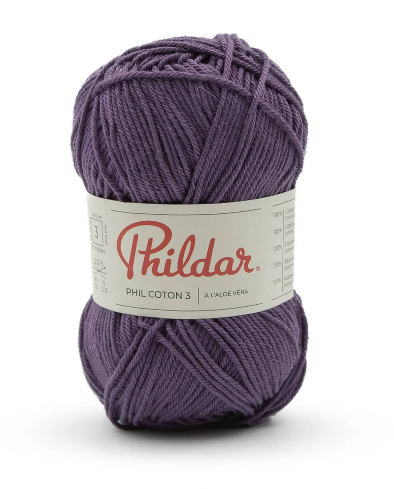 Phildar Phil Coton 3 2405 Blaue Beere