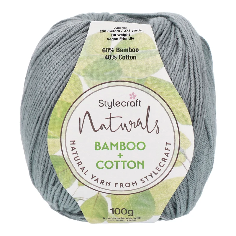 Stylecraft Naturals – Bamboo + Cotton DK 7151 Downpour
