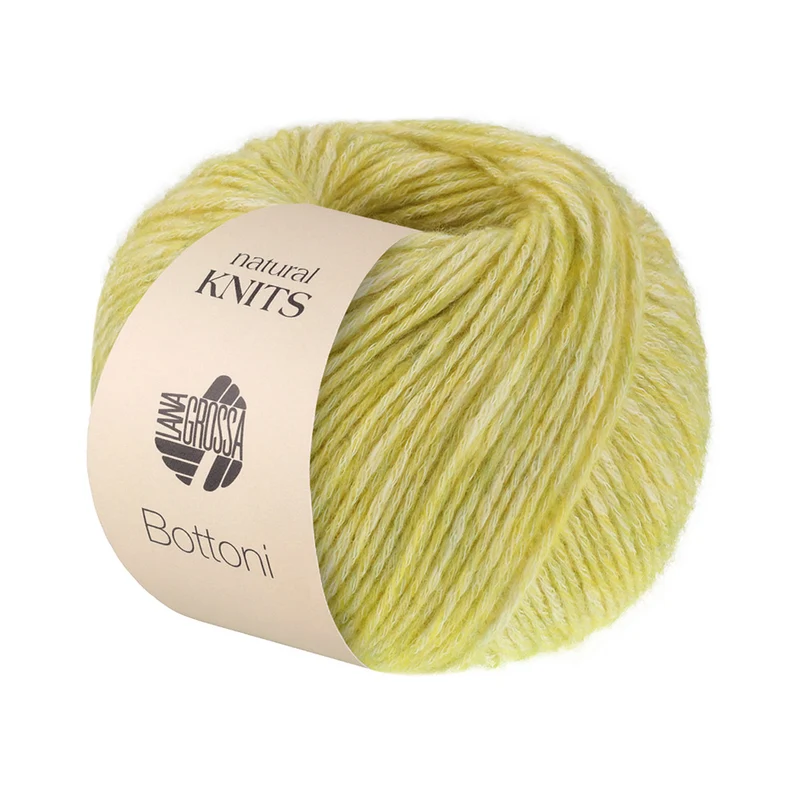 Lana Grossa Bottoni 019 Zitronengelb/Creme