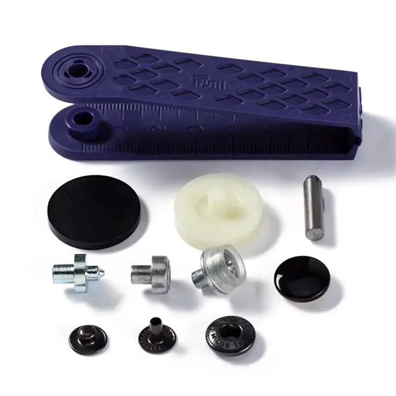 Prym Nahtlose Druckknöpfe Anorak 15 mm 04 Schwarz