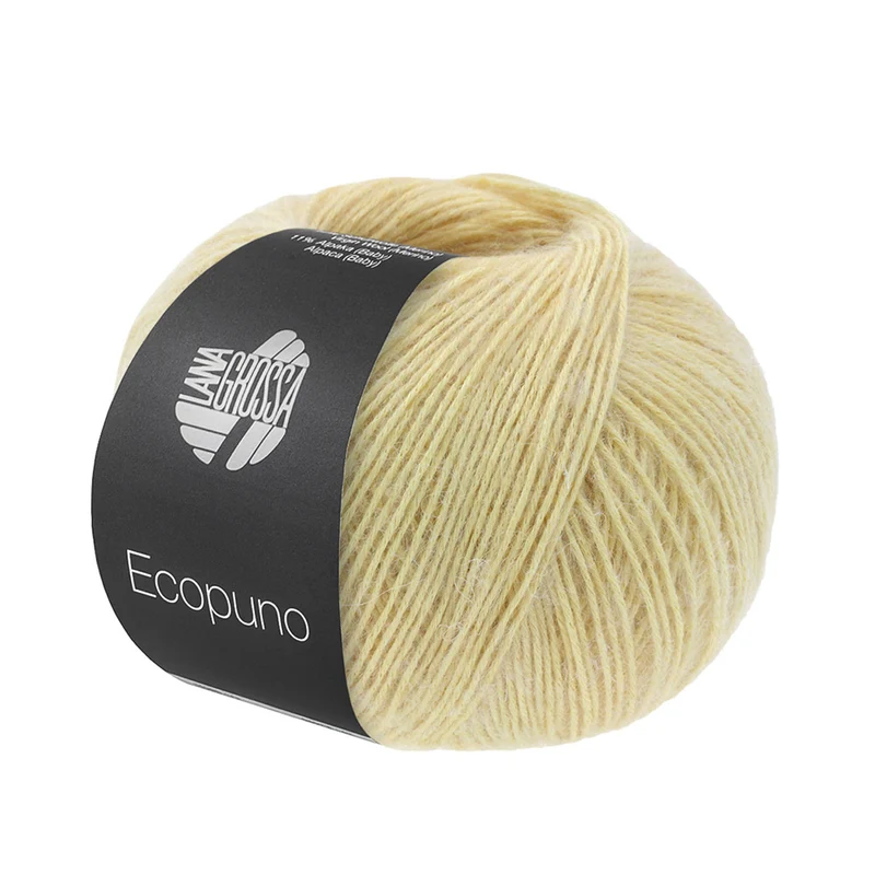 Lana Grossa Ecopuno 228 Pastellgelb