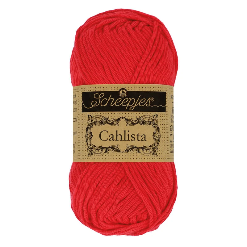 Scheepjes Cahlista 115 Hot Red