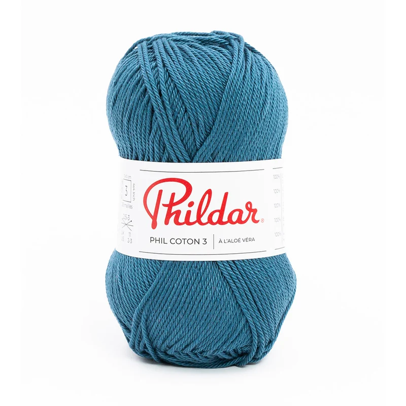 Phildar Phil Coton 3 2435 Preußischblau
