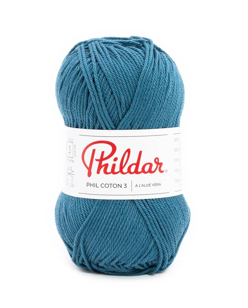 Phildar Phil Coton 3 2435 Preußischblau