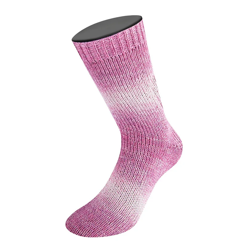 Lana Grossa Woolycell Duo 6002 Violett-Fuchsia/-Flieder/Rosa