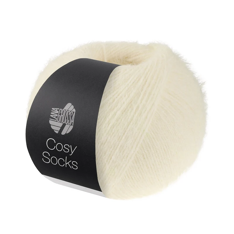 Lana Grossa Cosy Socks 0010 Weiß