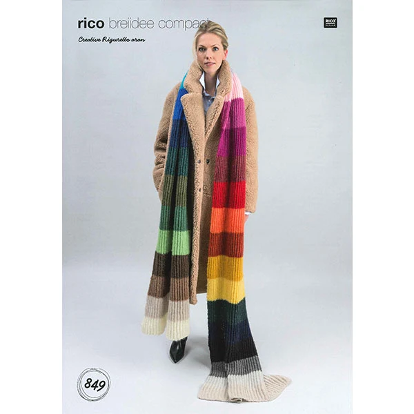 Rico Strickidee Compact Nr. 849 Creative Riguretto Aran-Schal