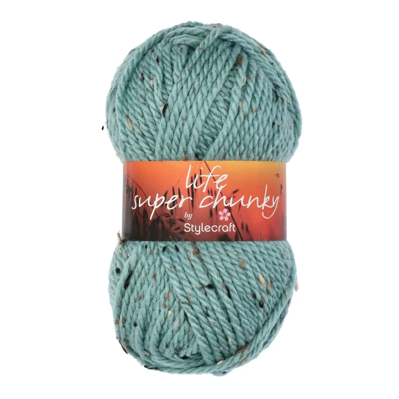 Stylecraft Life Super Chunky – Nepp-Farbtöne 2298 Duck Egg Nepp
