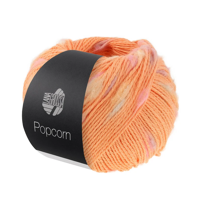 Lana Grossa Popcorn 002 Mandarine/Rosa/Vanille/Flieder