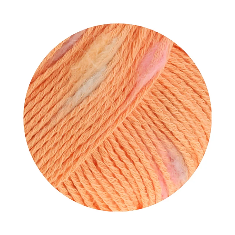 Lana Grossa Popcorn 002 Mandarine/Rosa/Vanille/Flieder