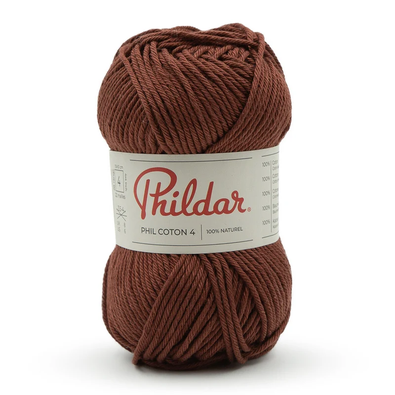 Phildar Phil Coton 4 2068 Kastanie