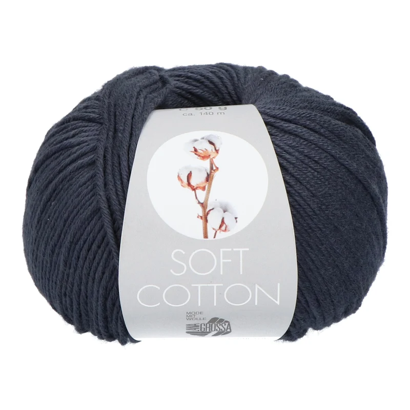 Lana Grossa Soft Cotton 031 Anthrazit