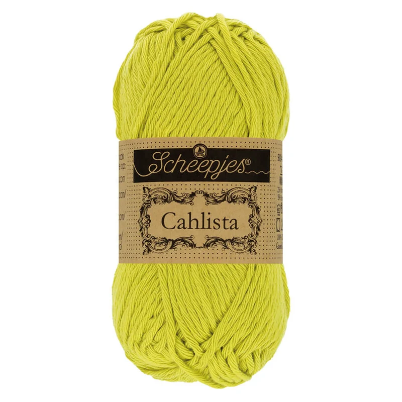 Scheepjes Cahlista 245 Grün-Gelb