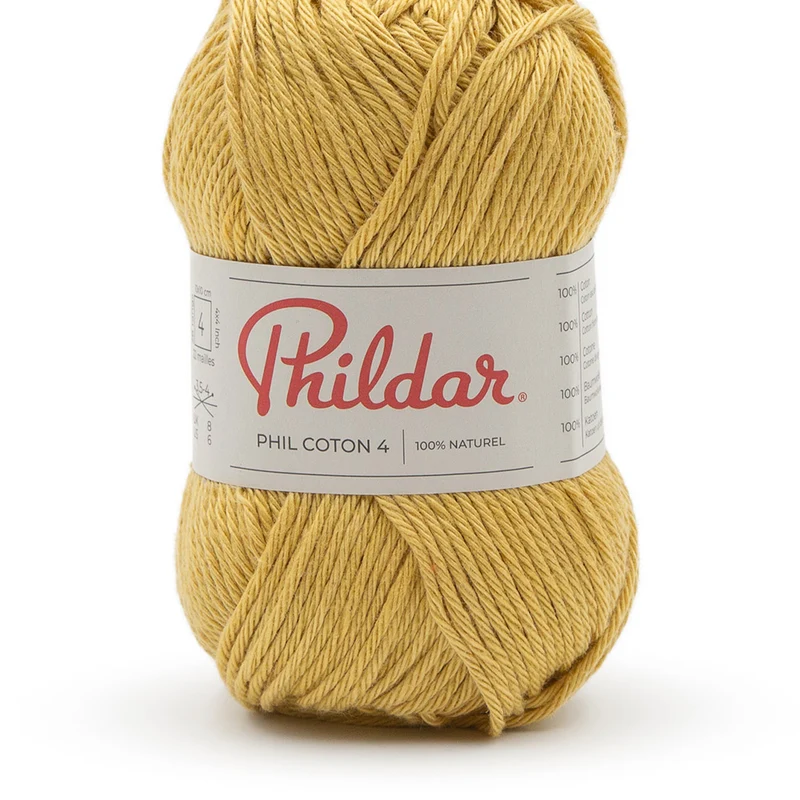 Phildar Phil Coton 4 2321 Goldgelb