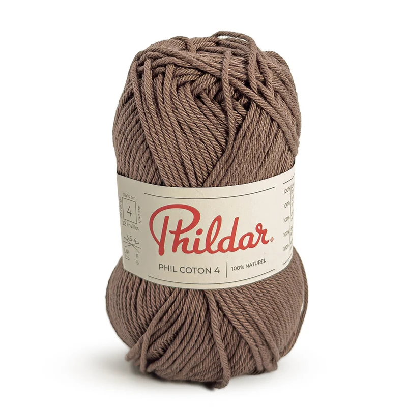 Phildar Phil Coton 4 2164 Kandierte Kastanie