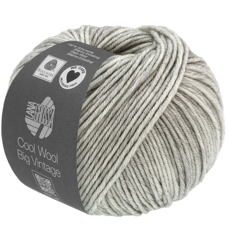 Lana Grossa Cool Wool Big Vintage 7169 Hellgrau