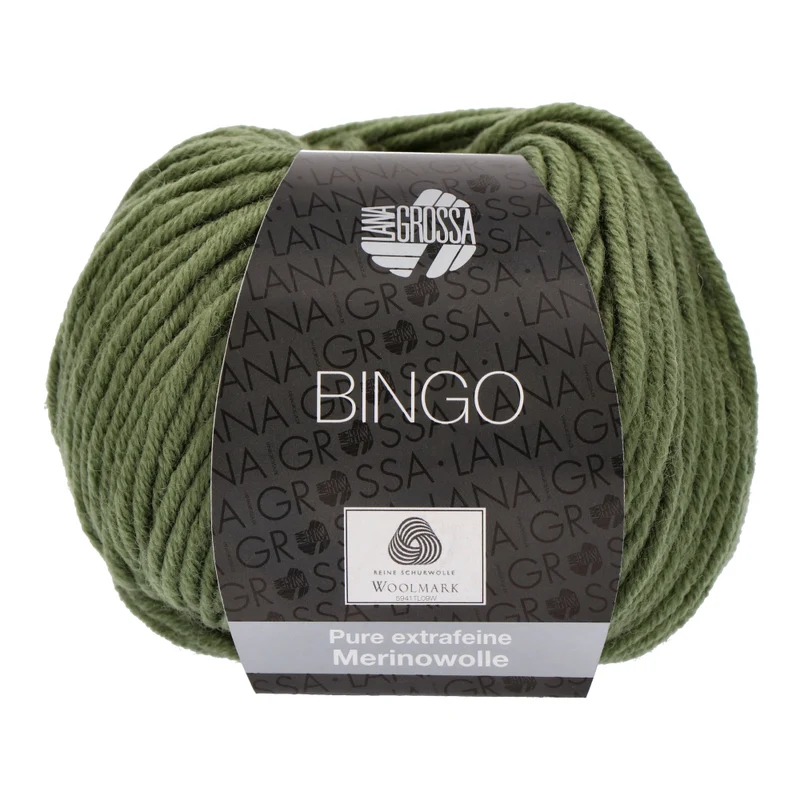 Lana Grossa Bingo 742 Olivgrün