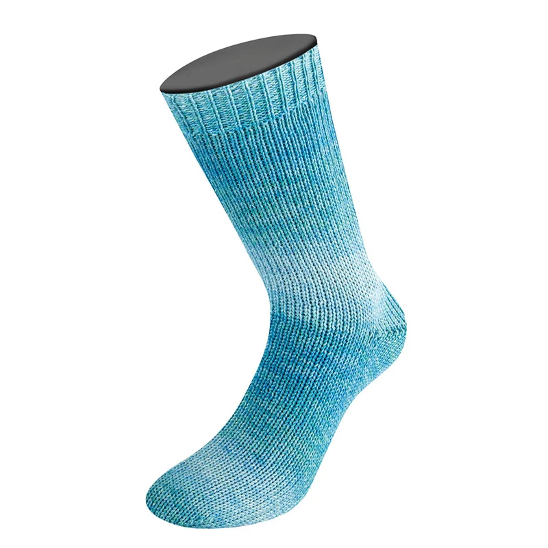 Lana Grossa Woolycell Duo 6006 Türkisblau/-Grün/Hell türkis