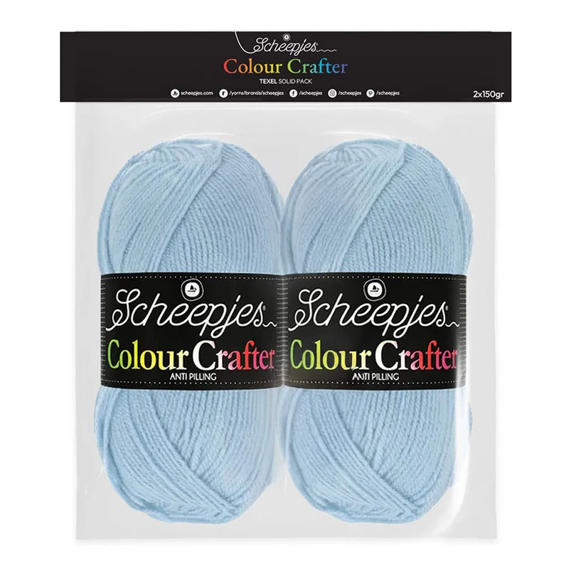 Scheepjes Colour Crafter Solid Pack 2 x 150 g Texel