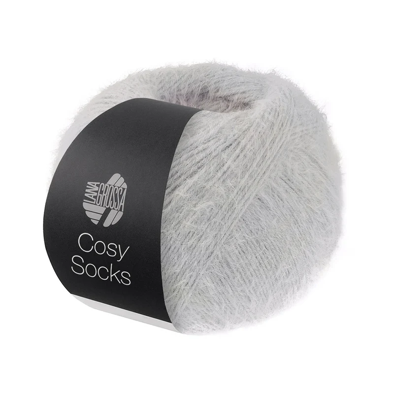 Lana Grossa Cosy Socks 0008 Hellgrau