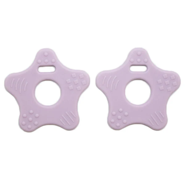 Go Handmade Stern-Beißringe 66 Lavendel