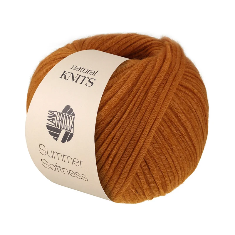 Lana Grossa Summer Softness 022 Braun-Orange