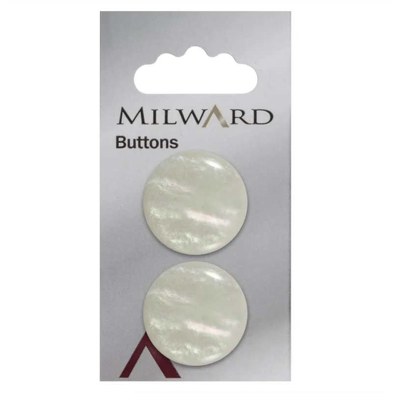 Milward Glitzerknopf, groß, 25 mm (2 Stück)