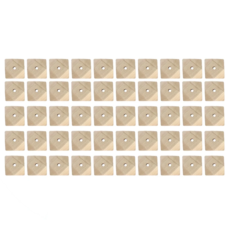 Trimits Holz-Geo-Perlen 30 mm (50 Stück)