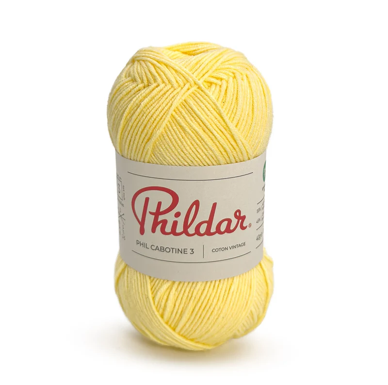 Phildar Phil Cabotine 3 2440 Hellgelb