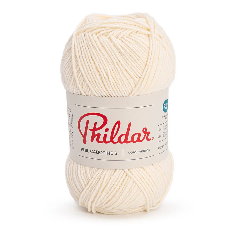 Phildar Phil Cabotine 3 2359 Naturweiß