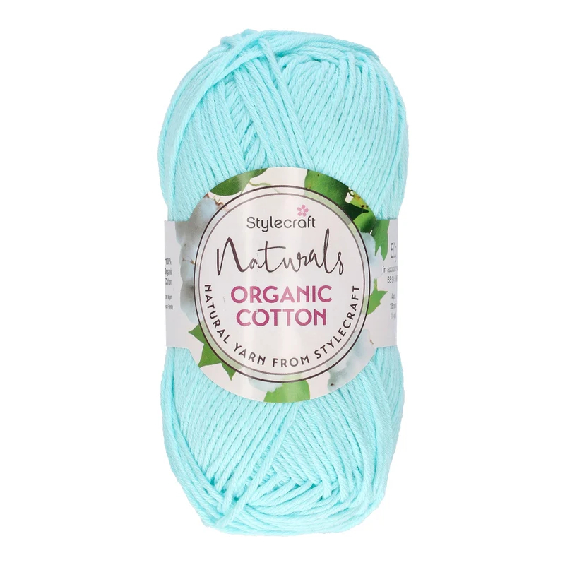 Stylecraft Naturals – Bio-Baumwolle DK 7197 Blue Lagoon